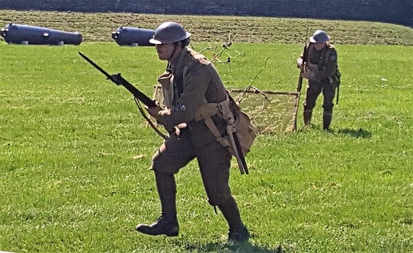 A picture of a solider